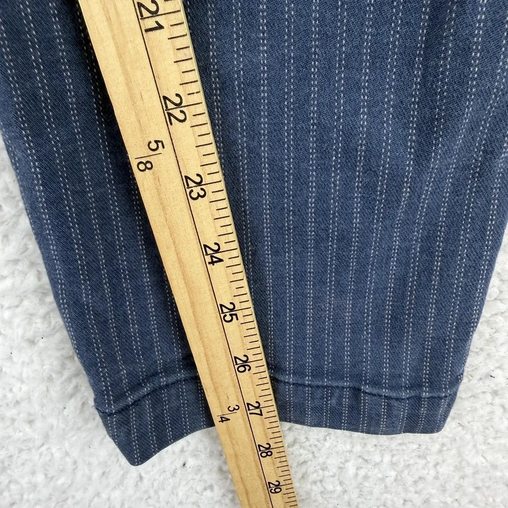 Levi's XX Chino Pants Mens 30x28 Blue Standard Taper Pinstripe Stretch Slim